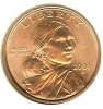 US Dollars: Sacagawea: 2001 D, MS65, NGC, SAC #006
